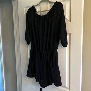 Abbeline shorts romper off the shoulder